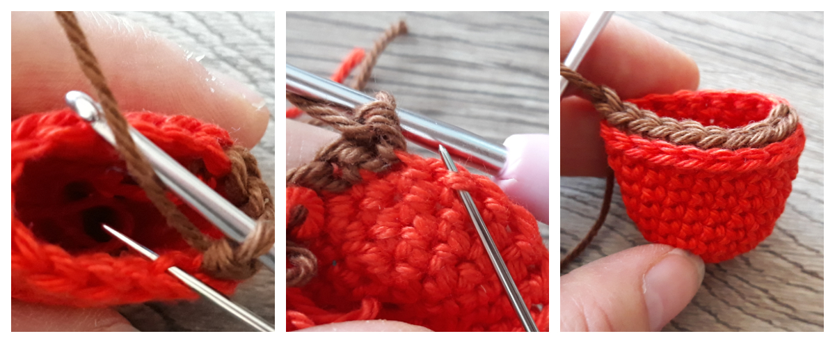 Blog-Inhaltsbild für 'weihnachtliches Rehmädchen, kostenlose Häkelanleitung'